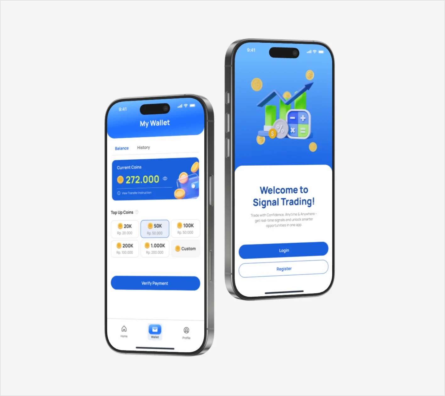 TC Trading Member App showcase